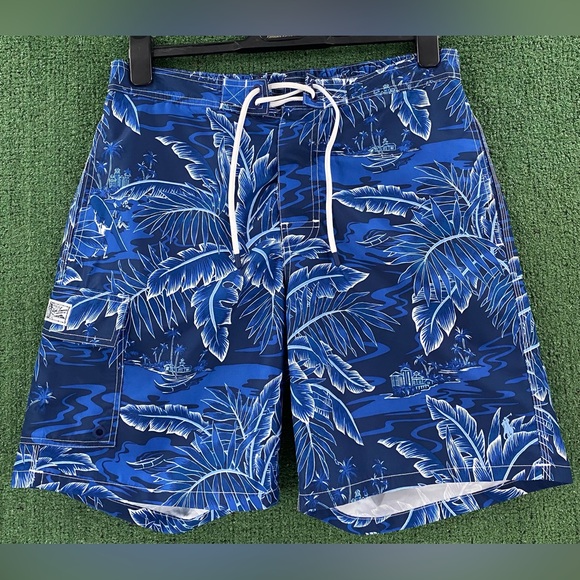 Polo Ralph Lauren Other - Polo Ralph Lauren Kailua Tropical Print Board Shorts Men’s Size Medium